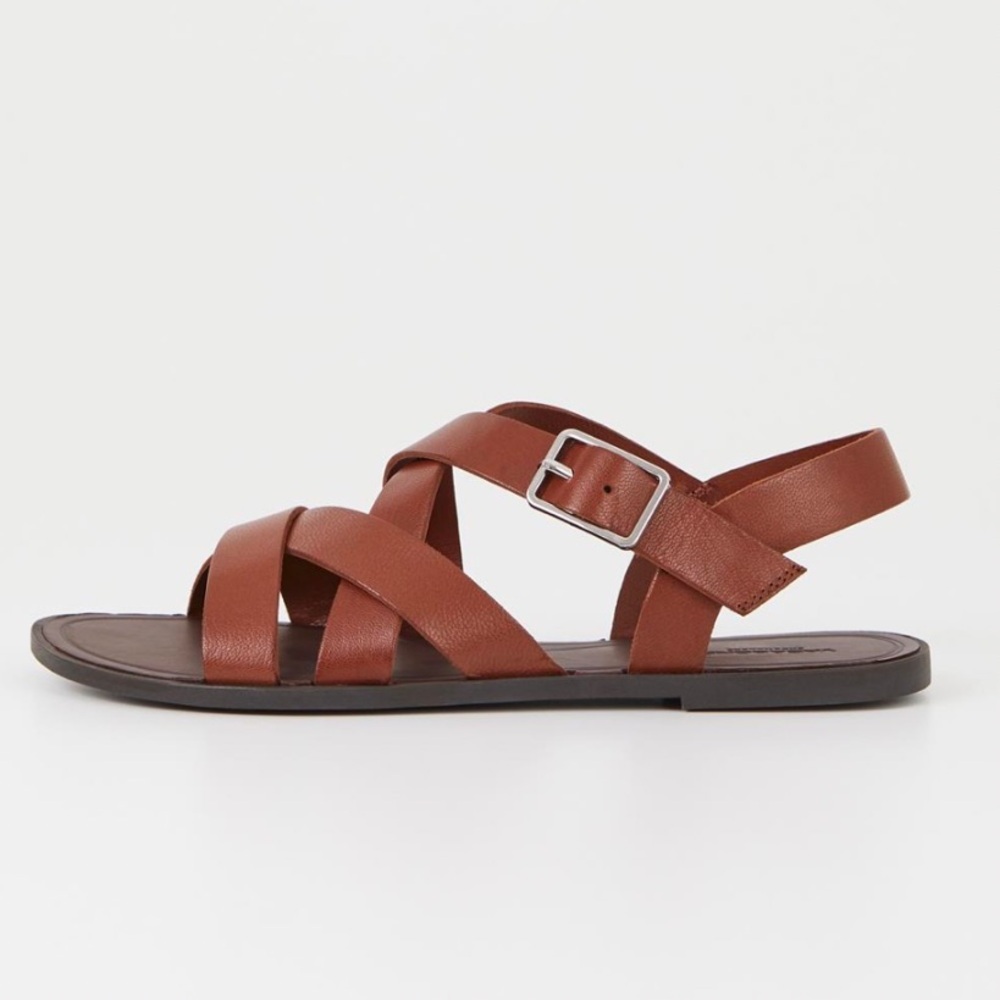 Vagabond Brown Strappy Leather Sandals